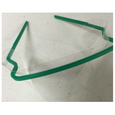 TMG Disposable Safety Glasses ( eye Shield ) Green Frame- 10pcs / Bag